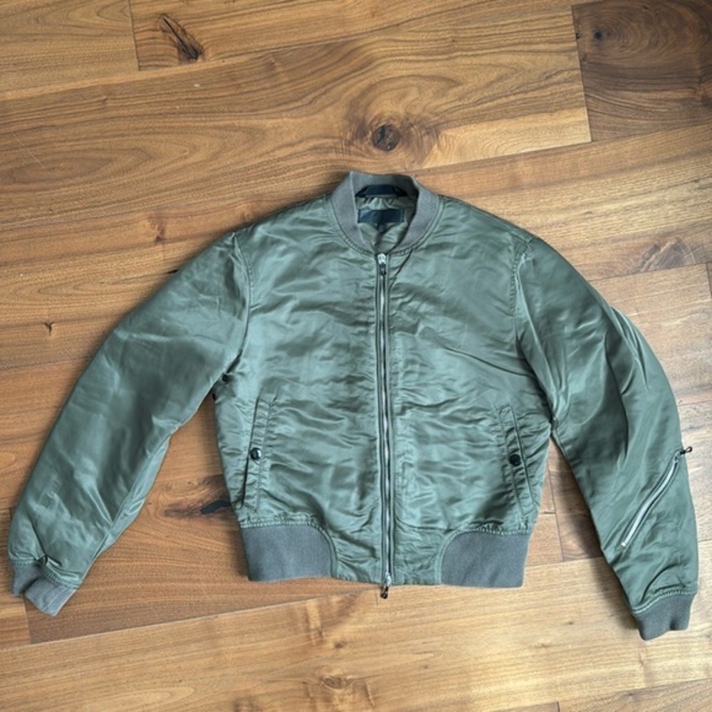 rag & bone bomber jacket   Green XS